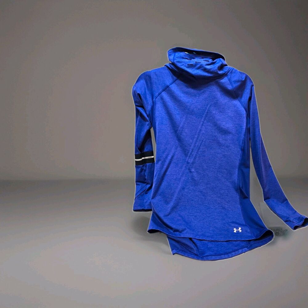 Under Armour Storm Women's Purple M Fitted Pullover Hoodie Long Sleeve Poly